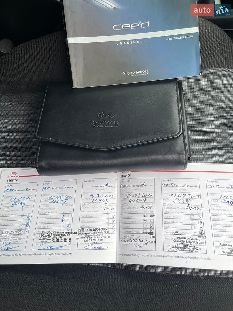 Kia Ceed 2009 VIN U5YHB811AAL135885 фото оголошення 9 з 9