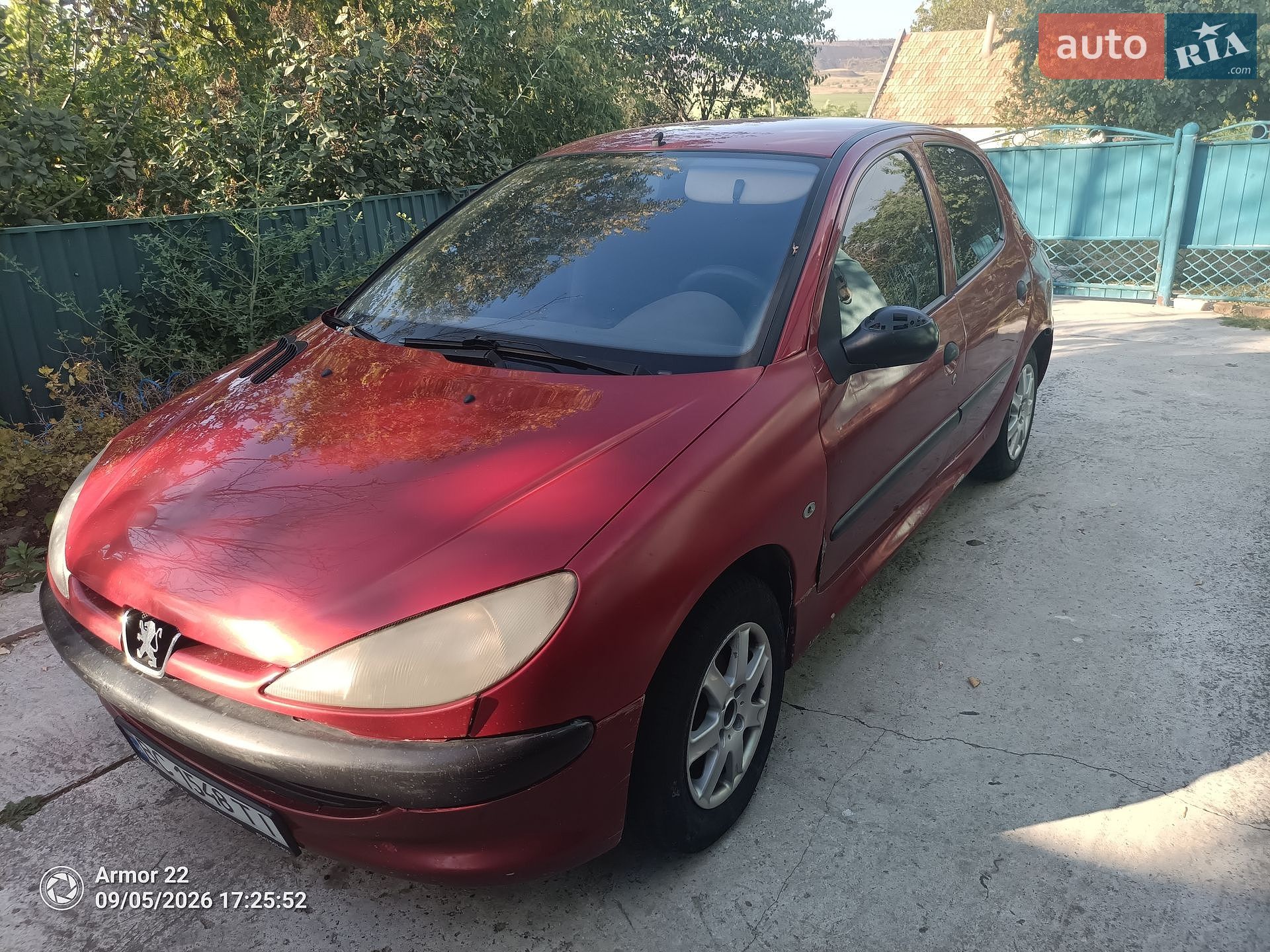 Peugeot 206 2005 VIN VF32AKFWU43900886 фото оголошення 2 з 11
