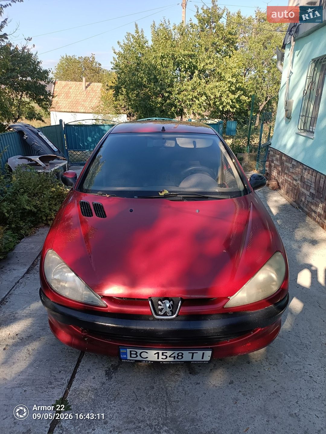 Peugeot 206 2005 VIN VF32AKFWU43900886 фото оголошення 11 з 11