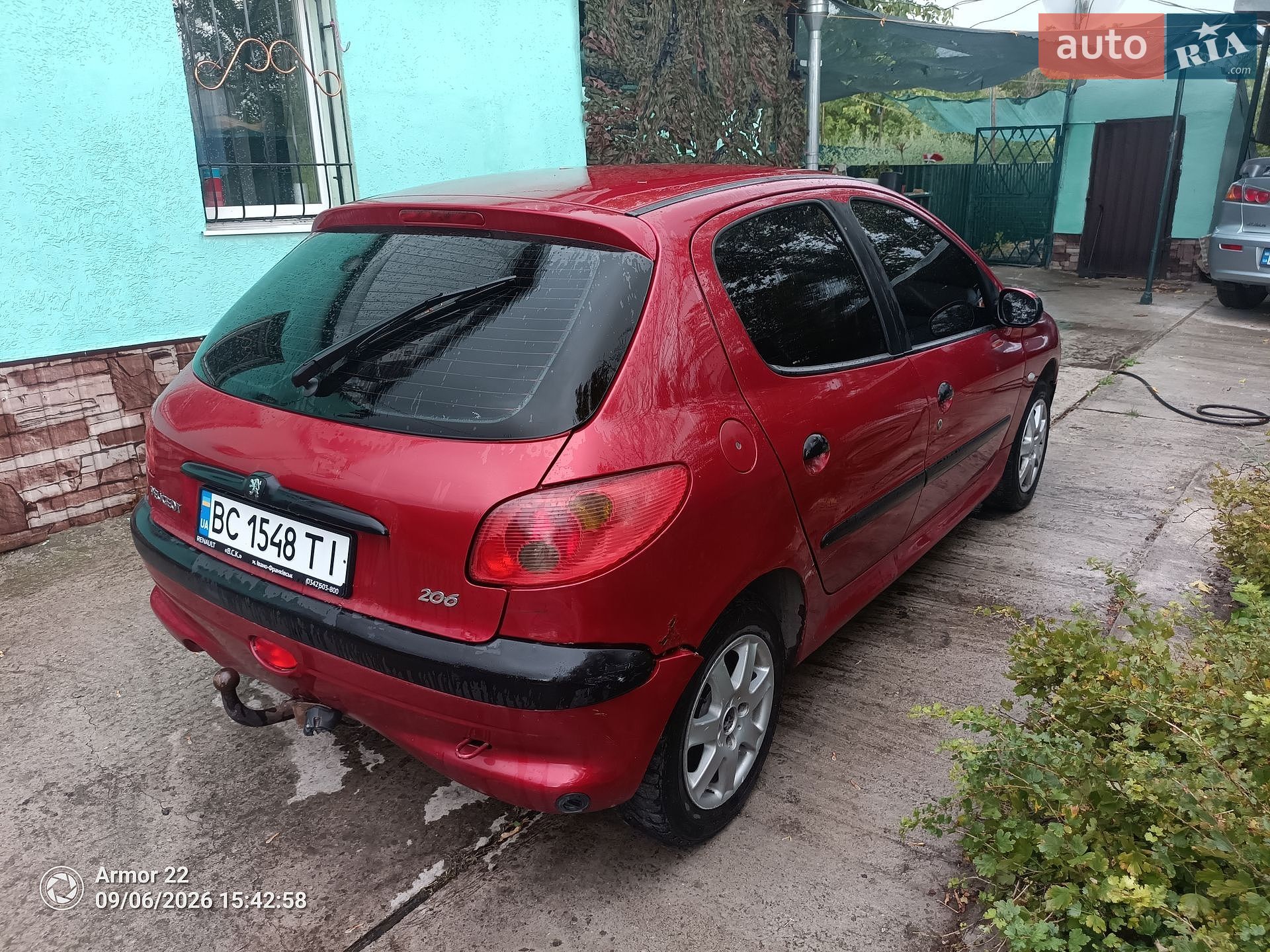 Peugeot 206 2005 VIN VF32AKFWU43900886 фото оголошення 3 з 8