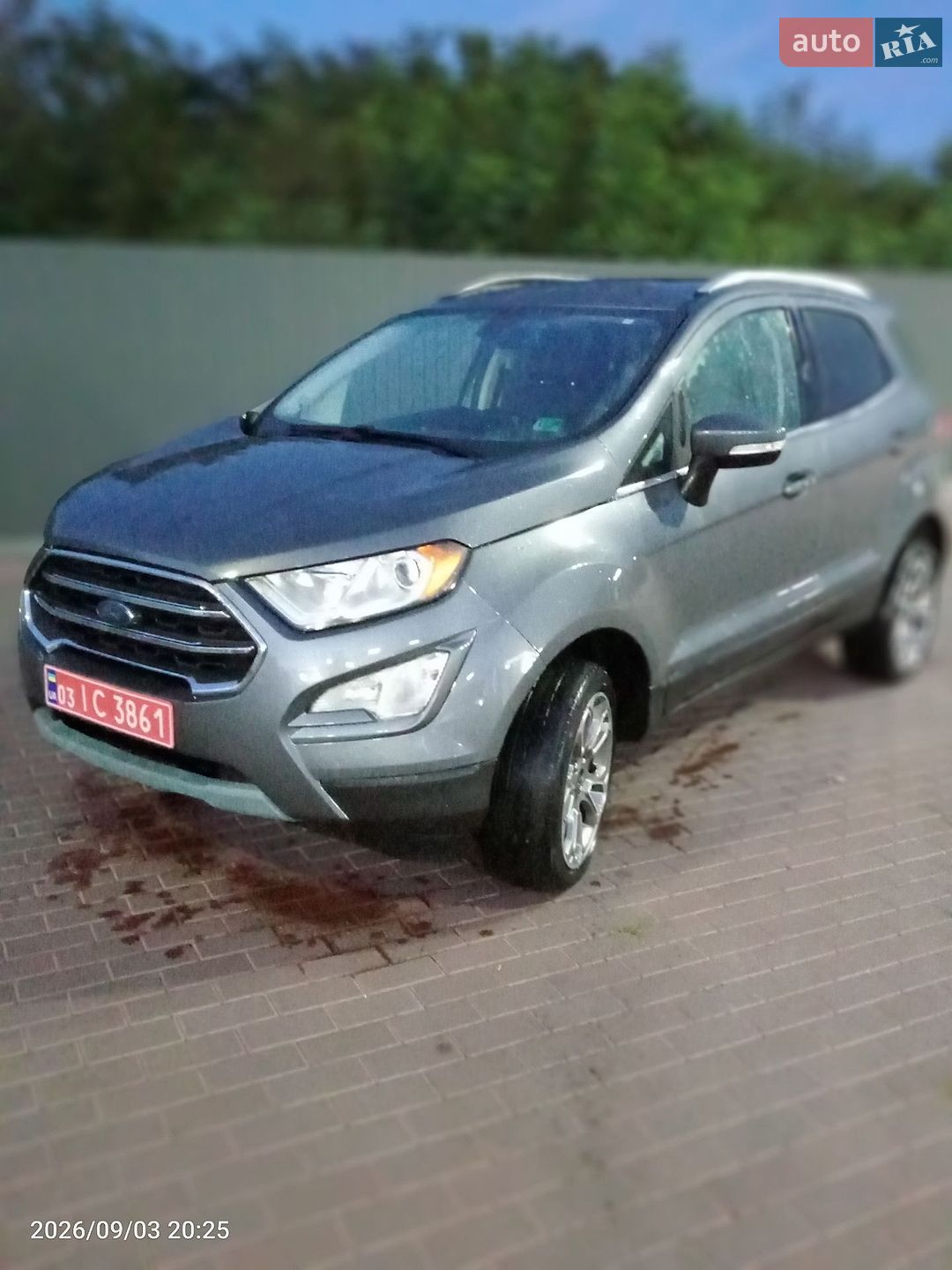 Ford EcoSport 2019 VIN MAJ6S3KL8KC279637 фото оголошення 3 з 10