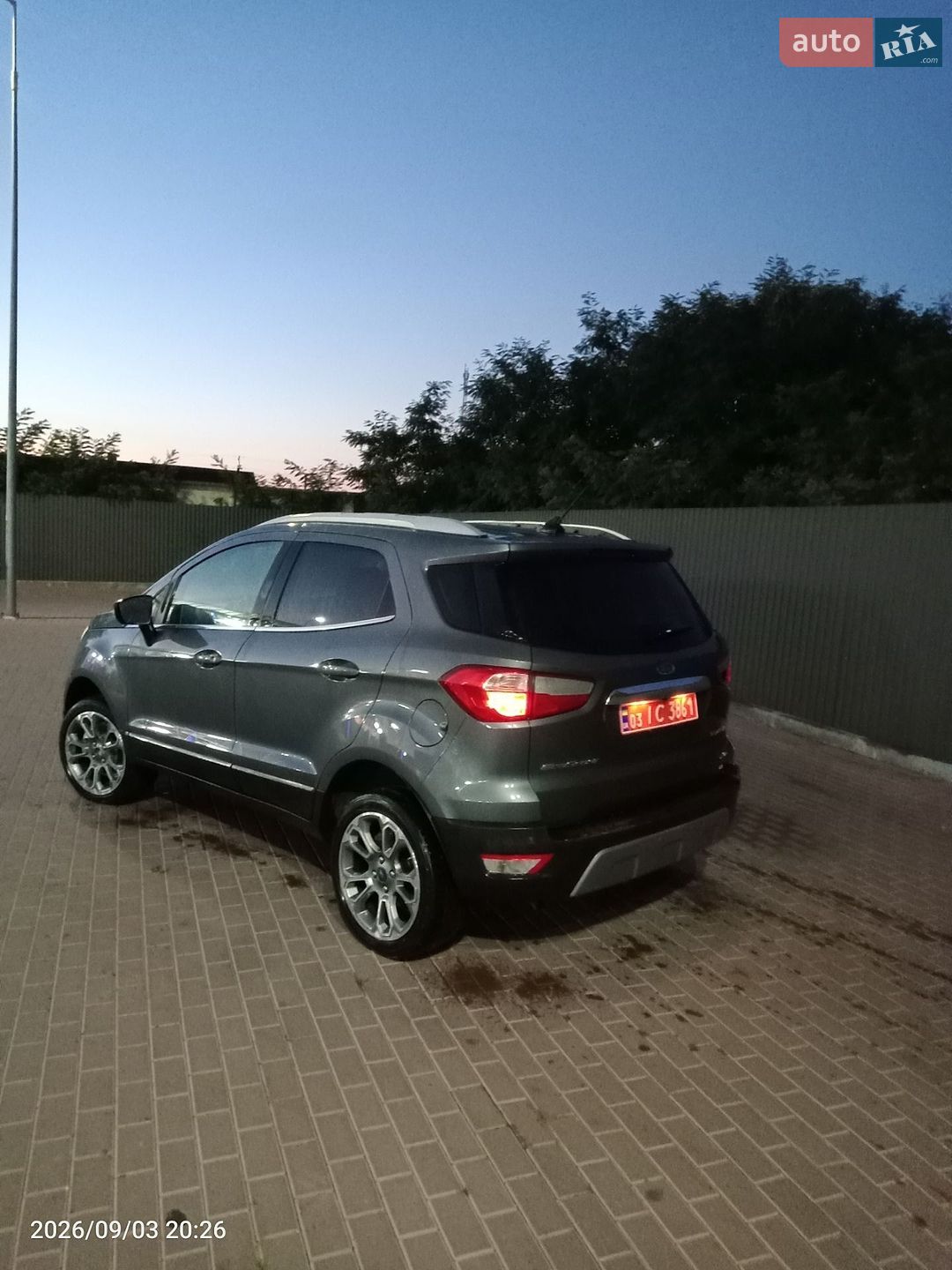 Ford EcoSport 2019 VIN MAJ6S3KL8KC279637 фото оголошення 6 з 10