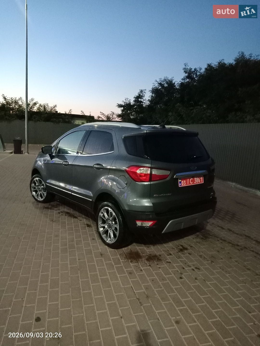Ford EcoSport 2019 VIN MAJ6S3KL8KC279637 фото оголошення 4 з 10