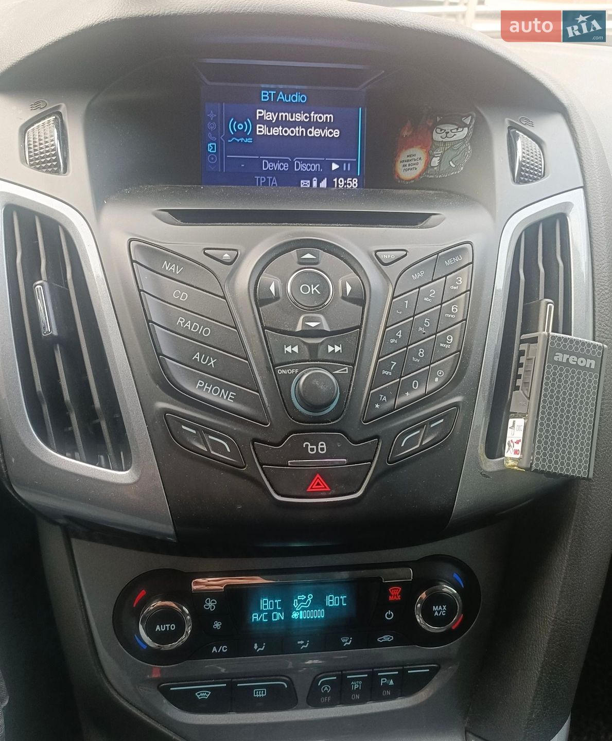 Ford Focus 2013 VIN WF0LXXGCBLDR79758 фото оголошення 6 з 12