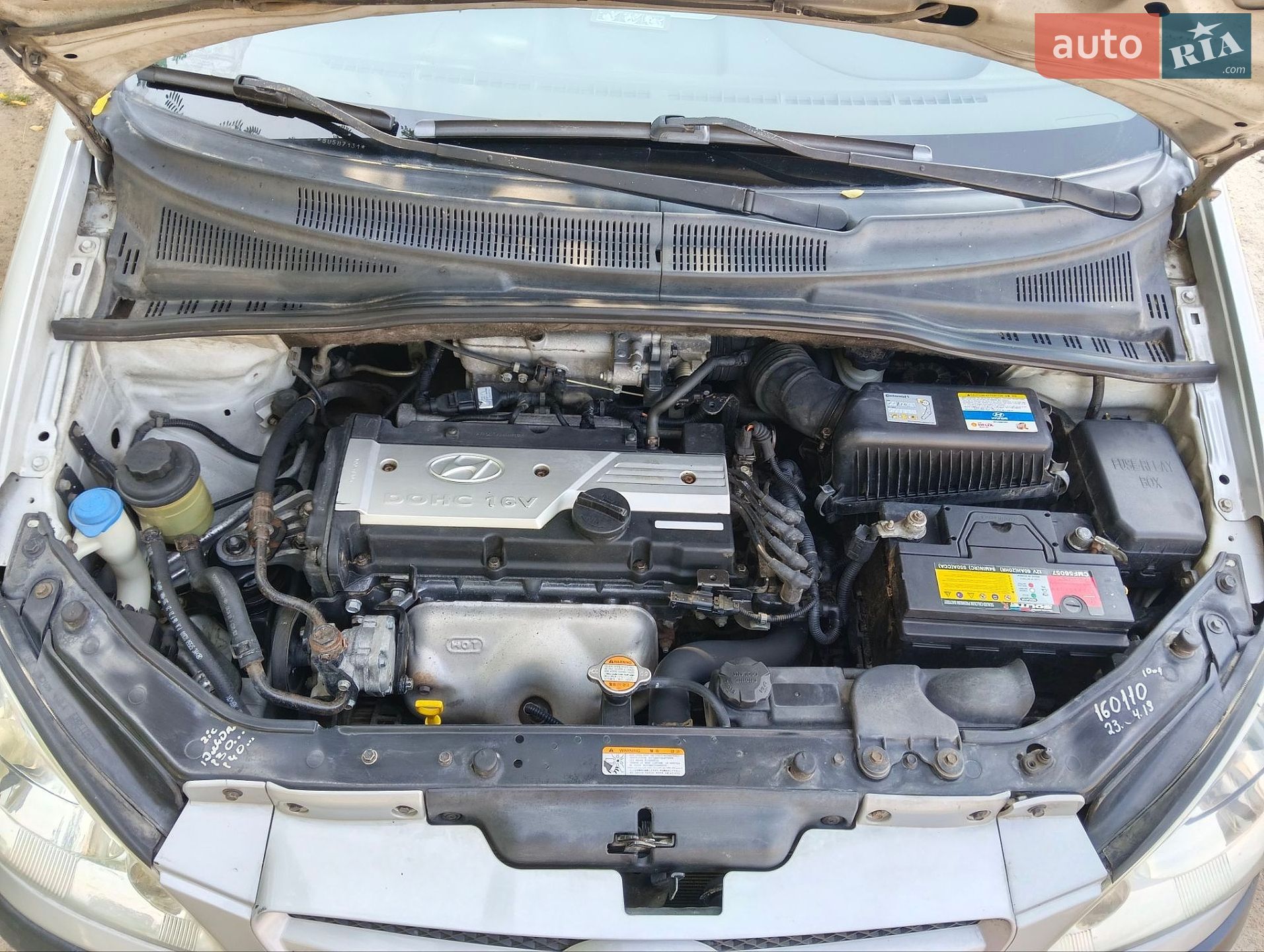 Hyundai Getz 2006 VIN KMHBT51DP6U587131 фото оголошення 12 з 16
