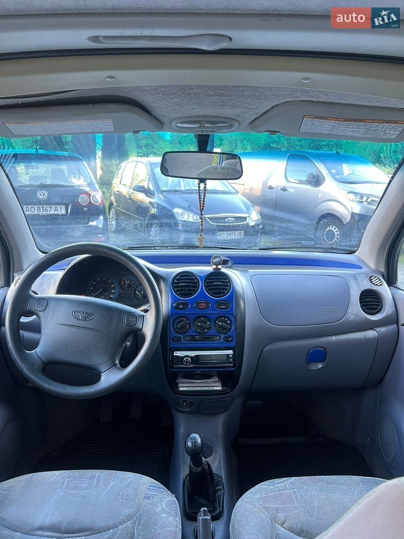 Daewoo Matiz 2000 VIN KLY4A11BDYC317319 фото оголошення 9 з 10