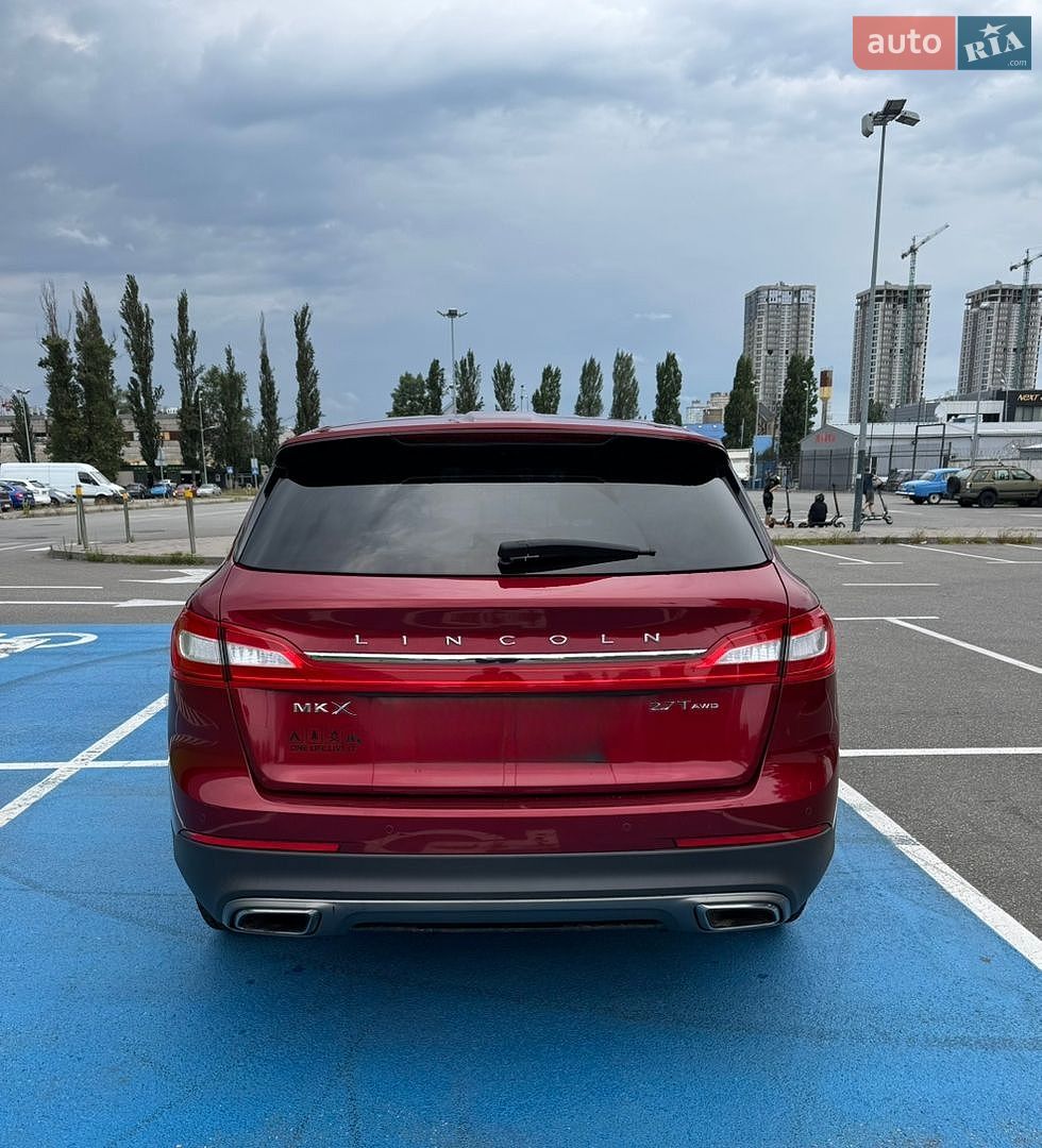 Lincoln MKX 2017 VIN 2LMPJ8JP9HBL41476 фото оголошення 4 з 10