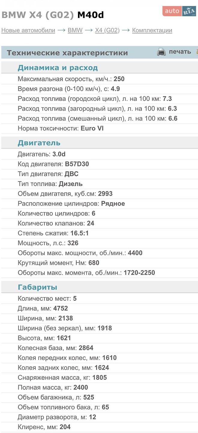BMW X4 2018 VIN WBAVJ71010LH70765 фото оголошення 26 з 26
