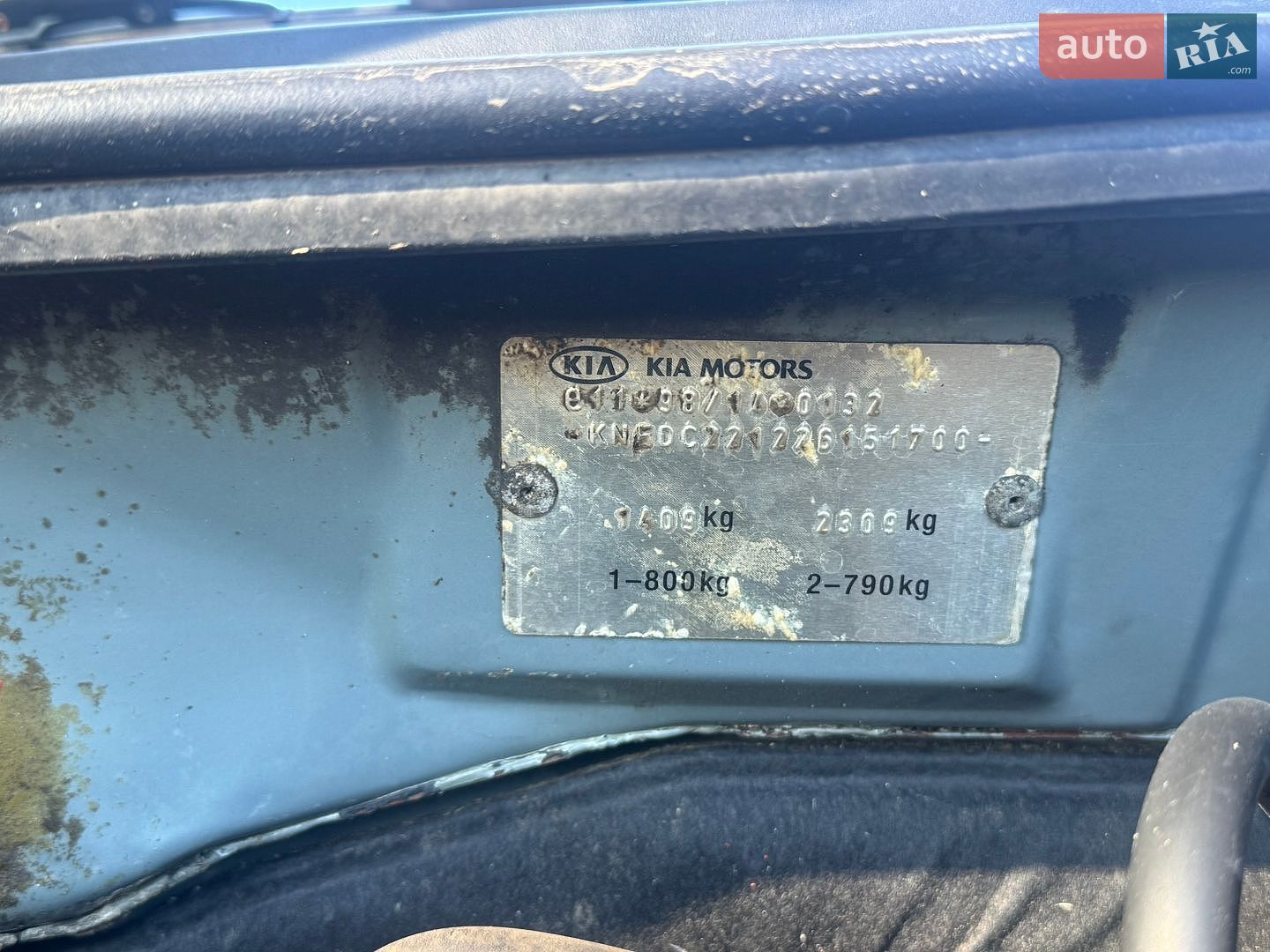 Kia Rio 2002 VIN KNEDC221226151700 фото оголошення 14 з 17