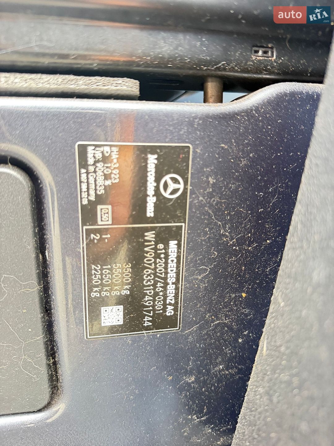 Mercedes-Benz Sprinter 2022 VIN W1V9076331P491744 фото оголошення 27 з 28