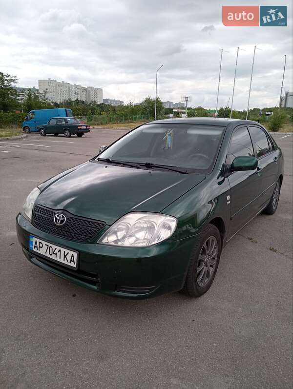 Седан Toyota Corolla 2002 в Запорожье Седан Toyota Corolla 2002 в Запорожье