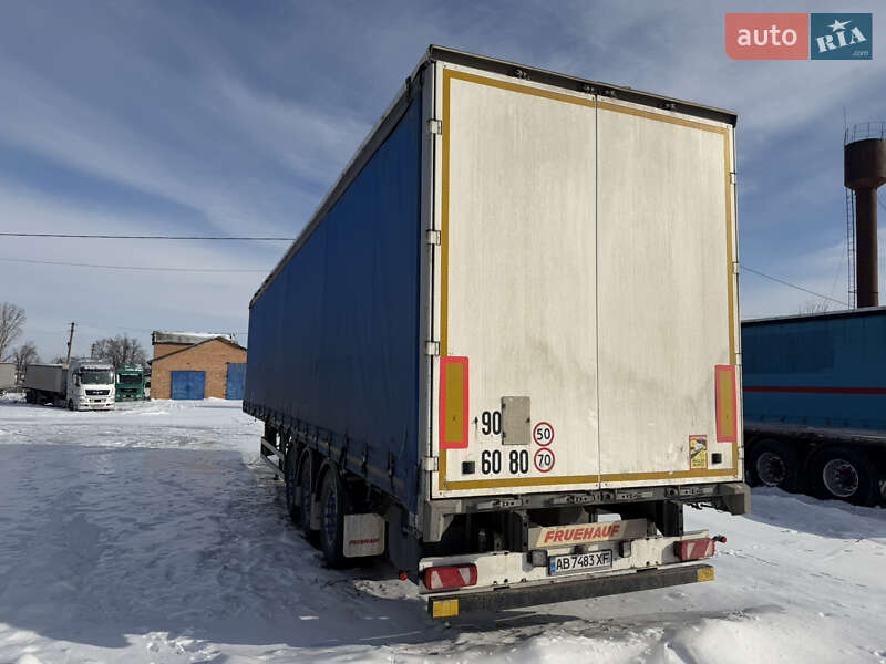 Тентованный борт (штора) - полуприцеп Fruehauf FST4FC 2012 в Теплике