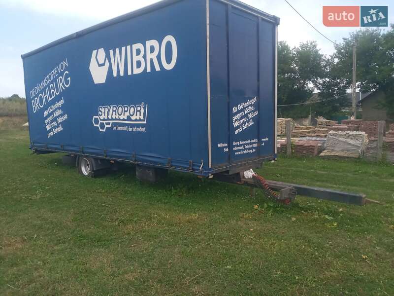 Тентованный борт (штора) - прицеп H&W HWTPAS 2006 в Бучаче