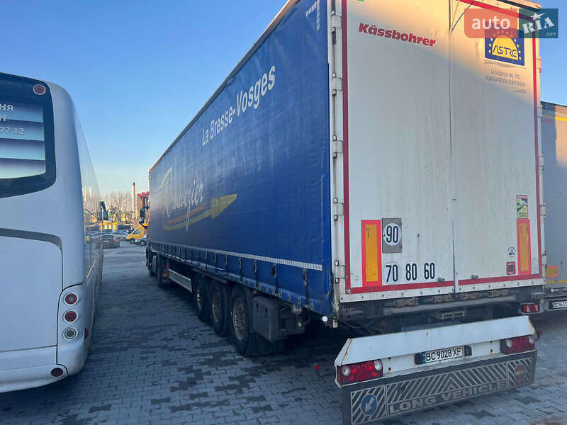 Тентованный борт (штора) - полуприцеп Kassbohrer Maxima 2015 в Львове Тентованный борт (штора) - полуприцеп Kassbohrer Maxima 2015 в Львове