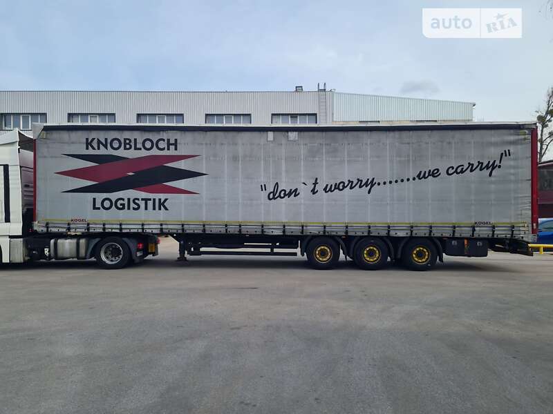 Тентованный борт (штора) - полуприцеп Kogel S 24 2013 в Харькове