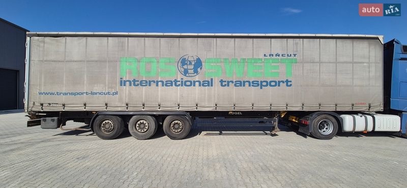 Тентованный борт (штора) - полуприцеп Kogel S 24 2008 в Львове