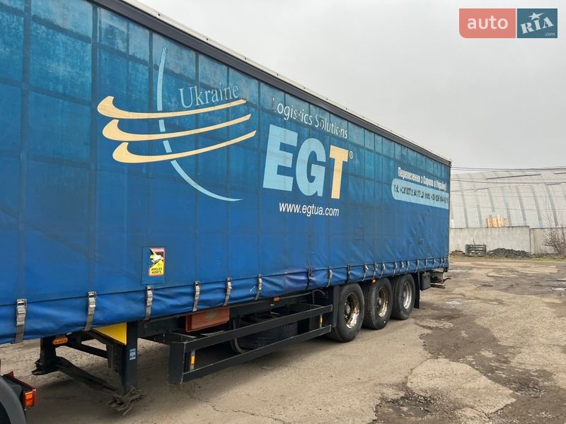 Тентованный борт (штора) - полуприцеп Schmitz Cargobull S01 2007 в Черновцах