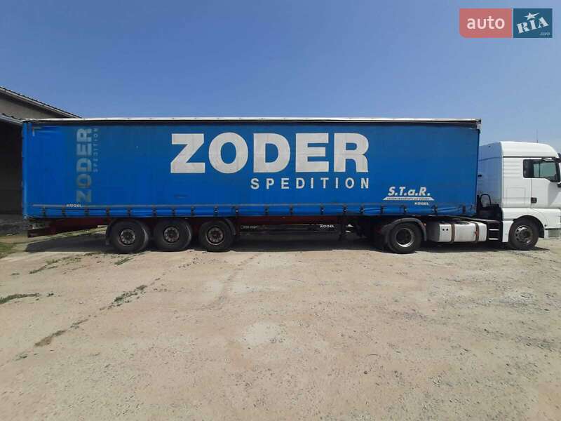 Тентований борт (штора) - напівпричіп Kogel SAF 2012 в Калуші