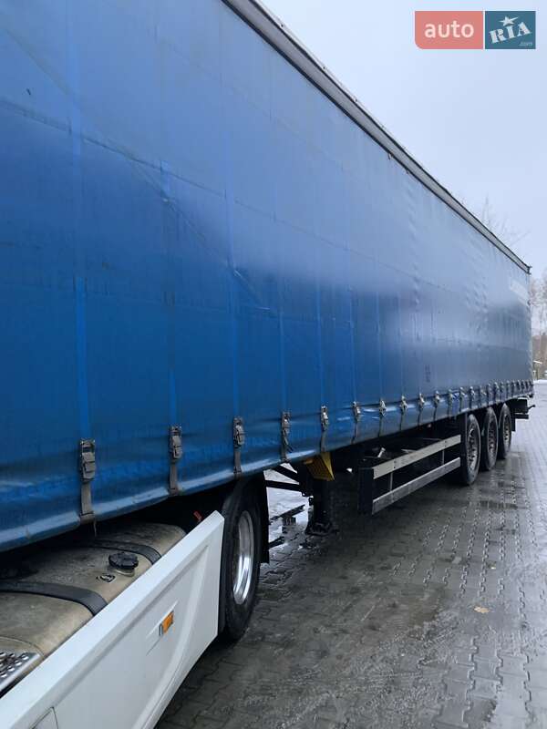 Тентованный борт (штора) - полуприцеп Schmitz Cargobull SCS 24/L 2008 в Ковеле