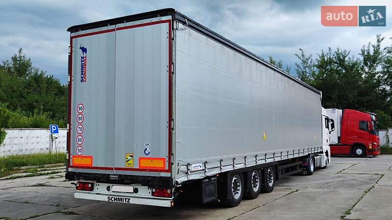 Тентованный борт (штора) - полуприцеп Schmitz Cargobull SCS 24/L 2017 в Львове