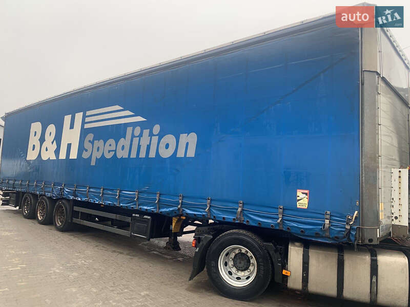 Тентований борт (штора) - напівпричіп Schmitz SCS 24 2008 в Хусті