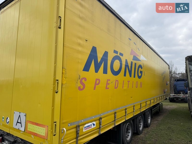 Тентованный борт (штора) - полуприцеп Schmitz SCS 27 2016 в Черновцах