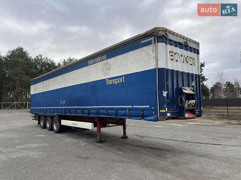 Тентованный борт (штора) - полуприцеп Krone SD 2011 в Вышгороде Тентованный борт (штора) - полуприцеп Krone SD 2011 в Вышгороде