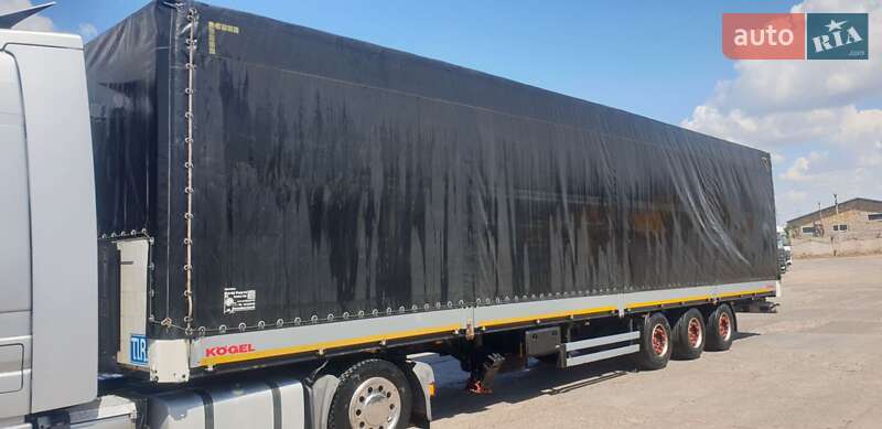 Тентованный борт (штора) - полуприцеп Kogel SN 24 2003 в Лубнах Тентованный борт (штора) - полуприцеп Kogel SN 24 2003 в Лубнах