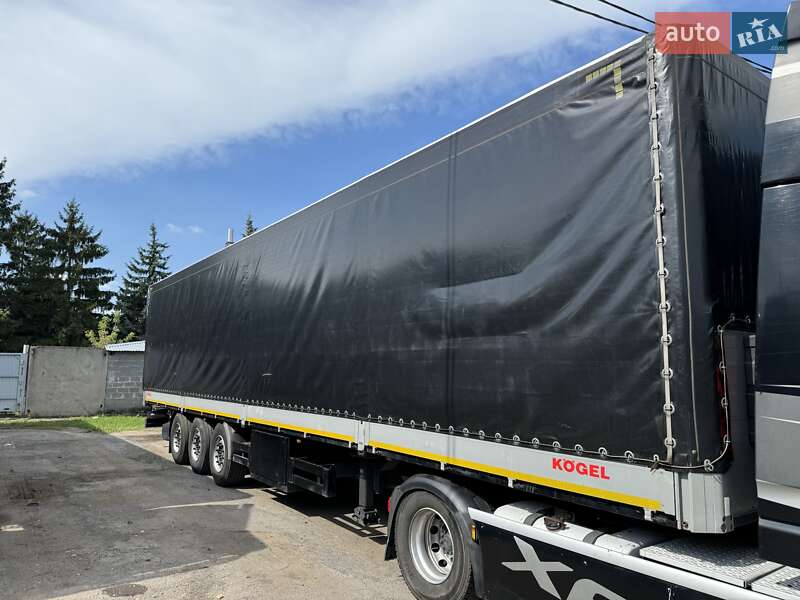 Тентованный борт (штора) - полуприцеп Kogel SN 24 2017 в Ровно