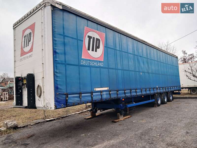 Тентованный борт (штора) - полуприцеп Kogel SNCO 24 2001 в Черновцах Тентованный борт (штора) - полуприцеп Kogel SNCO 24 2001 в Черновцах