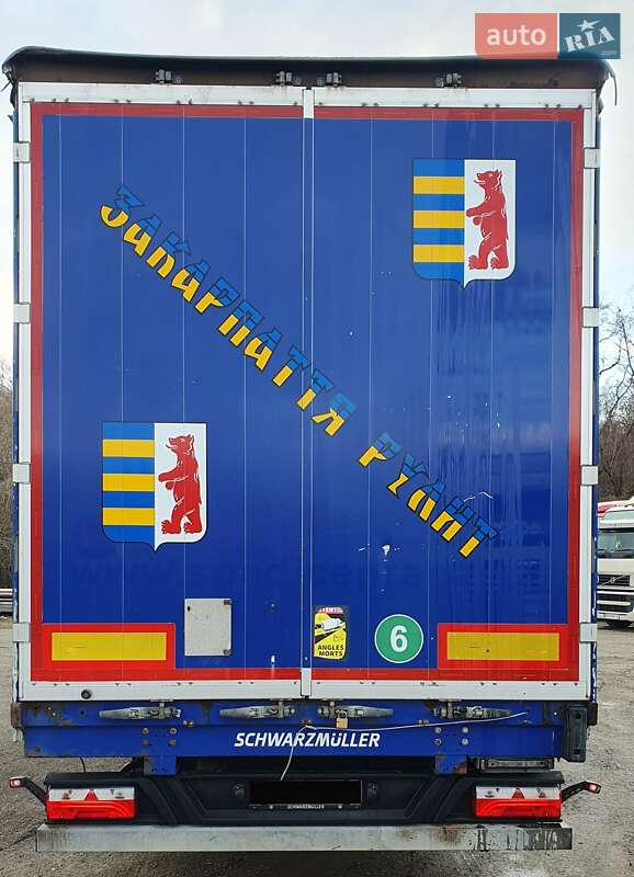 Тентованный борт (штора) - полуприцеп Schwarzmuller SPA-3E 2016 в Тячеве