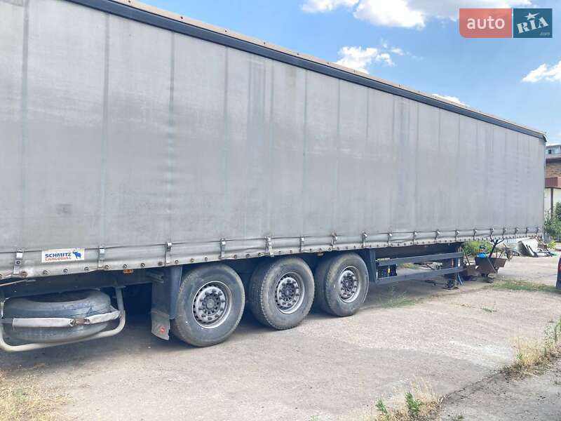 Тентованный борт (штора) - полуприцеп Schmitz SPR 24 2006 в Покрове Тентованный борт (штора) - полуприцеп Schmitz SPR 24 2006 в Покрове