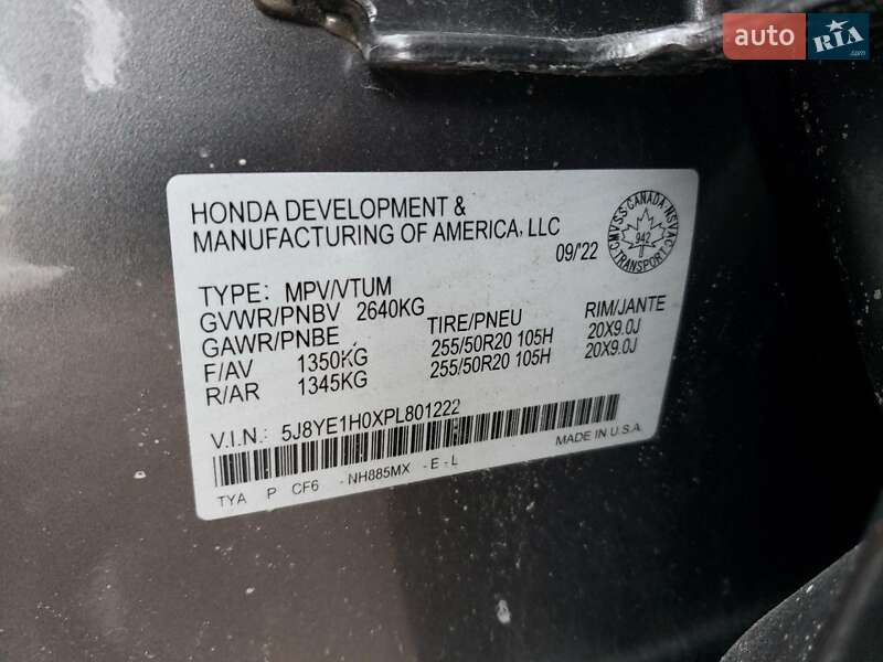 Внедорожник / Кроссовер Acura MDX 2022 в Киеве