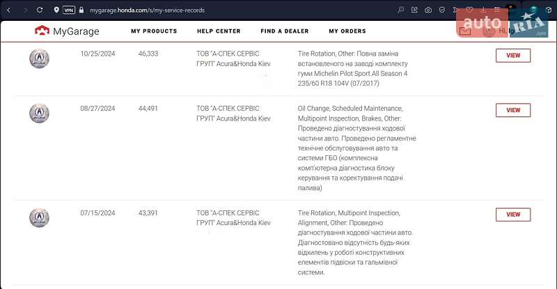 Внедорожник / Кроссовер Acura RDX 2017 в Киеве