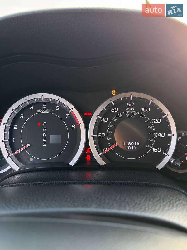 Седан Acura TSX 2012 в Дніпрі