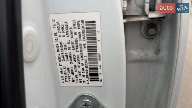 Седан Acura TSX 2012 в Білій Церкві