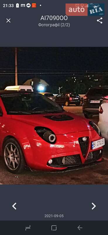 Хетчбек Alfa Romeo MiTo 2009 в Кривому Розі