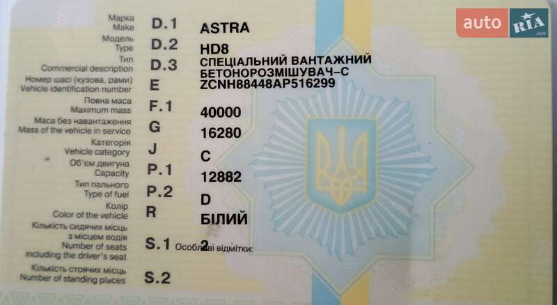Бетономешалка (Миксер) Astra HD 2010 в Киеве