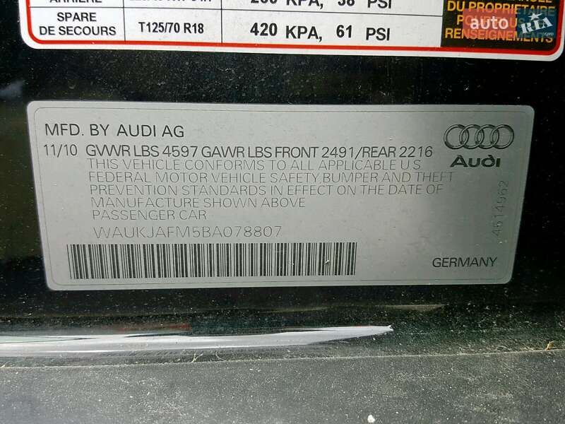 Хэтчбек Audi A3 2010 в Черкассах фото 16 Хэтчбек Audi A3 2010 в Черкассах