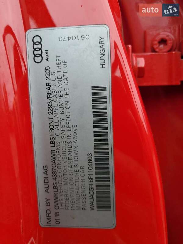 Седан Audi A3 2015 в Виннице