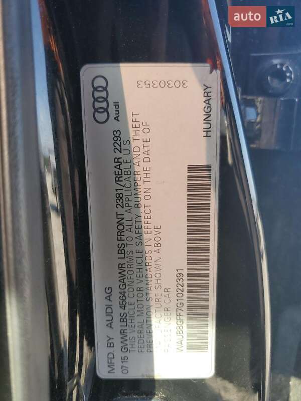 Седан Audi A3 2016 в Львове фото 12 Седан Audi A3 2016 в Львове