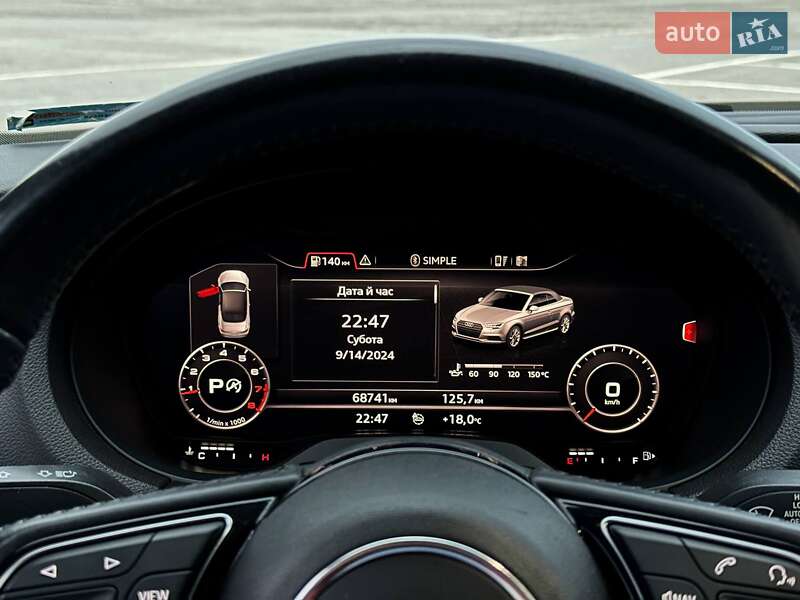 Кабріолет Audi A3 2018 в Чернівцях