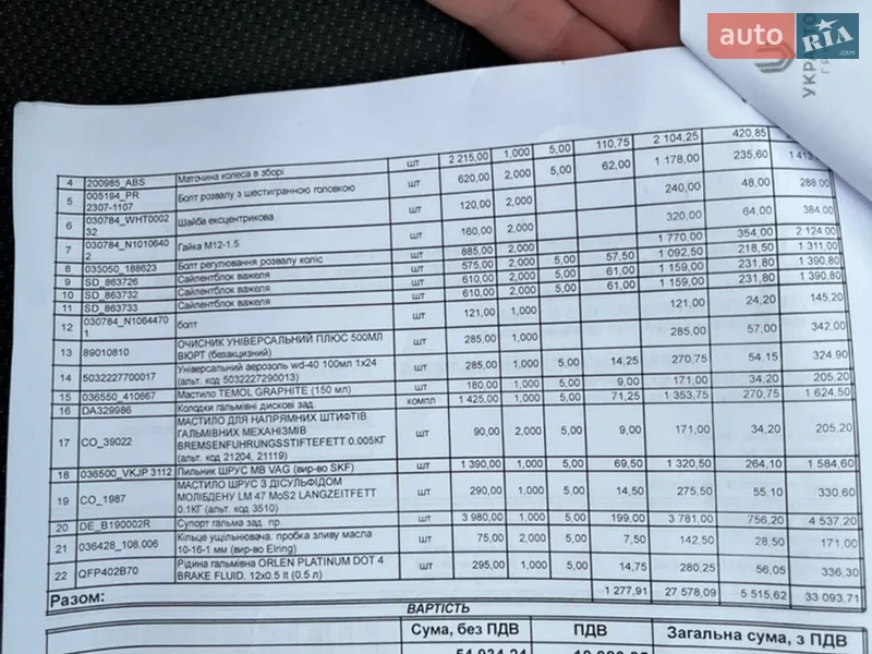 Хэтчбек Audi A3 2008 в Киеве документ