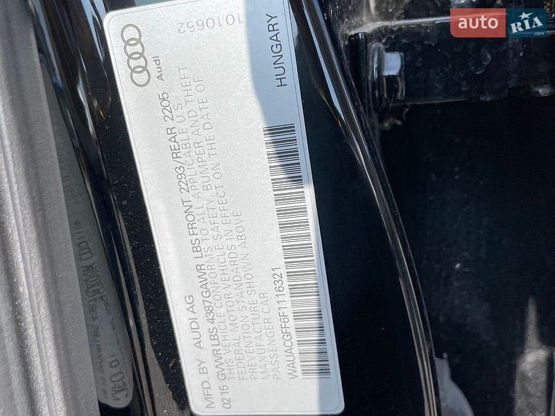 Седан Audi A3 2015 в Львове фото 11 Седан Audi A3 2015 в Львове