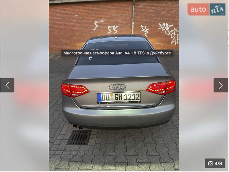 Седан Audi A4 2010 в Виннице