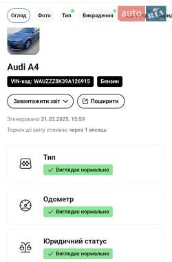 Універсал Audi A4 2009 в 