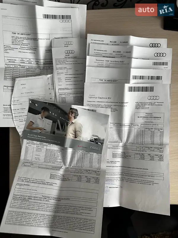 Седан Audi A4 2009 в Виннице документ