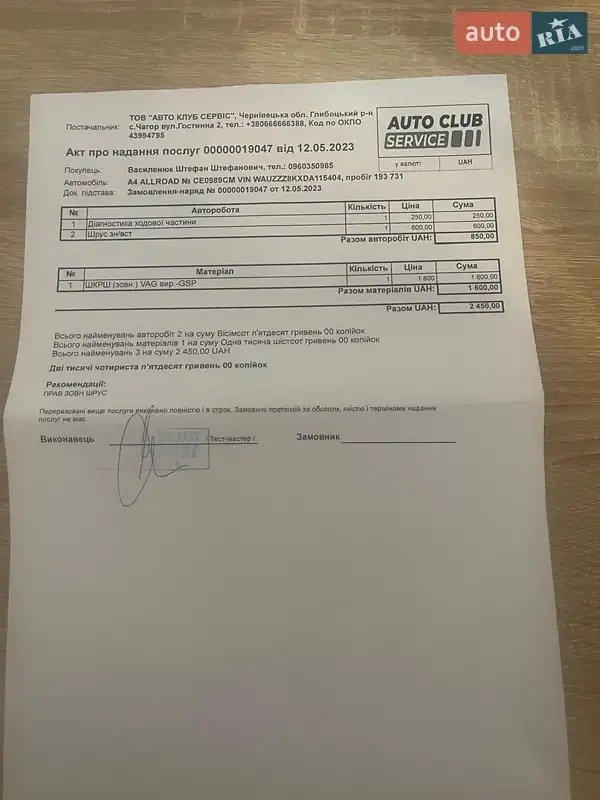 Универсал Audi A4 2013 в Бережанах документ