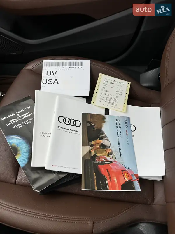 Седан Audi A4 2018 в Киеве документ