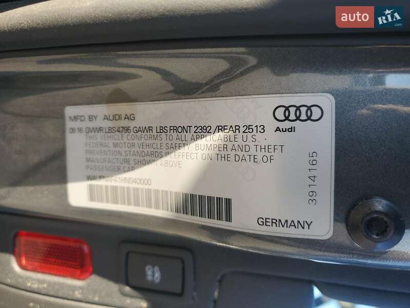 Седан Audi A4 2017 в Львові фото 12 Седан Audi A4 2017 в Львові